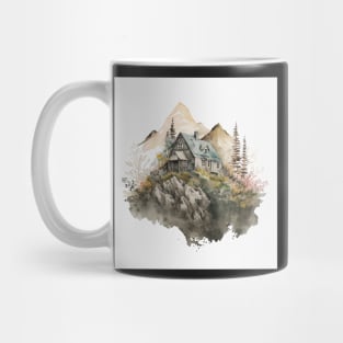 Mountain Cabin Ornamental Mug